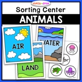 Animal Sort | Air Land Water | Category Sorting | Preschoo