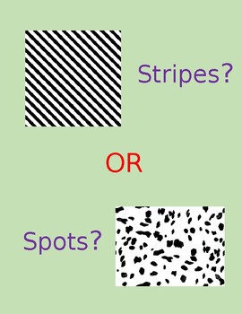 Preview of Animal Sort - Stripes or Spots?