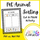 Animal Sorting Bundle Preview- Pet vs. Not a Pet