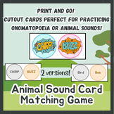 Animal Sound Card Matching Game