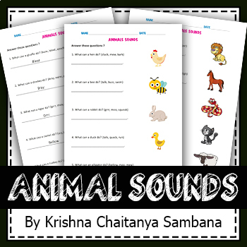 Preview of Animal Sounds
