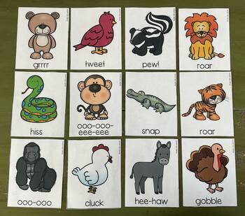 Animal Sounds for Little Learners by Autism Little Learners | TPT