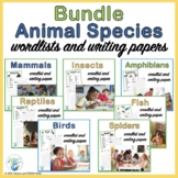 Animal Species Wordlists and Writing Papers for Integratin