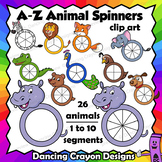 Animal Spinners Clip Art | Animals from A to Z
