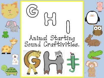 animals that start with the letter g