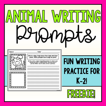 Animal Story Writing Pages FREEBIE by Josies Classroom | TPT