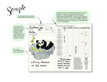 Animal Study and Observation Journal Page by Crafty Homeschooler