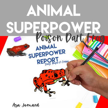 Preview of Animal Superpower Report | Poison Dart Frog | Biomimicry Activity | Nonfiction