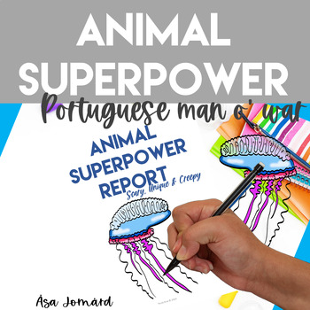 Preview of Animal Superpower Report | Portuguese Man-of-War|  Activity | Nonfiction