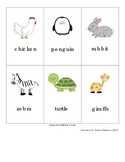 Animal Syllable Sort (one and two syllable words)