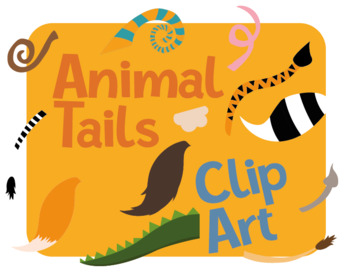 animal tail clipart