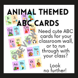 Animal Themed ABC Cards - Ginger Garden