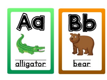 Animal Themed Word Wall Letters or Alphabet Display by KazzBeez | TPT