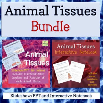 Animal Tissues Bundle (Slideshow and Interactive Notebook) by The Science  Shelf