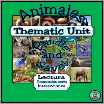 Preview of Animal Topic Thematic Unit Activity Bundle