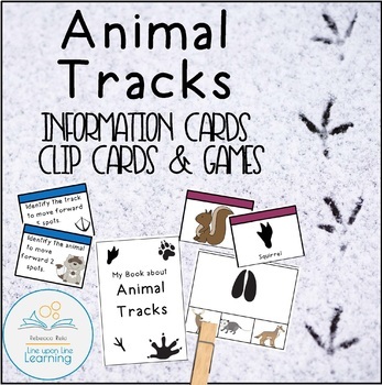 Preview of Animal Tracks Activities Set