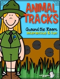Animal Tracks (Camping Theme) Around the Room for Kinderga