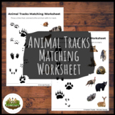 Animal Tracks Matching Worksheets