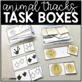 Animal Tracks Task Boxes ( 3 versions ) | Task Boxes for S