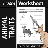 Animal Traits Worksheet