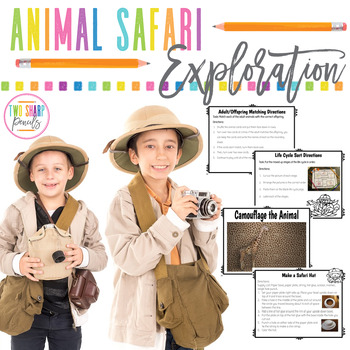 Preview of Animal Unit Activities | Safari Room Transformation | Life Cycles | Adaptations