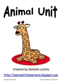 Animal Unit: Exploring body parts, functions, habitats and food