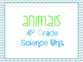 Preview of Animal Unit- Invertebrates, Vertebrates & Adaptations