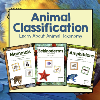 Preview of Animal Unit Study: Animal Sorting and Classification