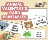 Animal Valentine's Cards