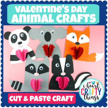 Preview of Animal Valentine's Day Crafts
