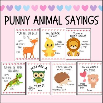 cute animal valentines day cards