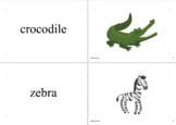 Animal Vocabulary Cards