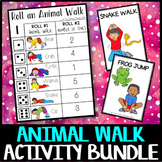 Animal Walk Activity Bundle: brain breaks, sensory process