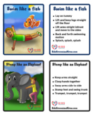 Animal Walks Action Cards - Fun Exercises for Children - S