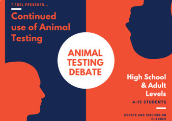 Preview of Animal Welfare and Animal Testing Debate Pack | High School, Adult ESL Download