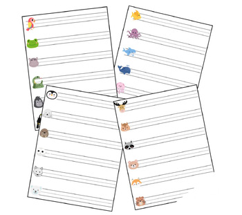 Animal Word Writing Practice Packet • Writing Worksheets • Handwriting ...