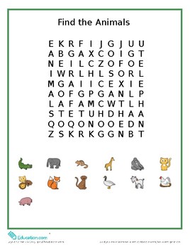 Animal Worksheets by ESL Teacher Christy's Classroom | TPT