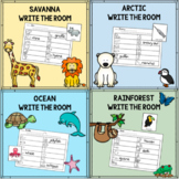 Animal Write the Room Bundle: Rainforest, Ocean, Savanna, 