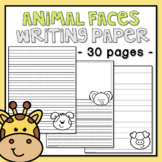 Animal Writing Paper - Primary and Secondary Lined