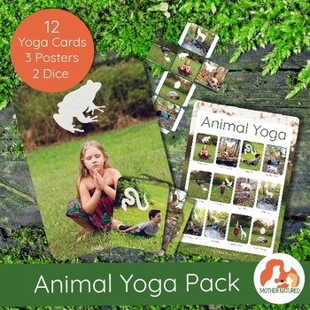 Preview of Animal Yoga Cards with REAL children!