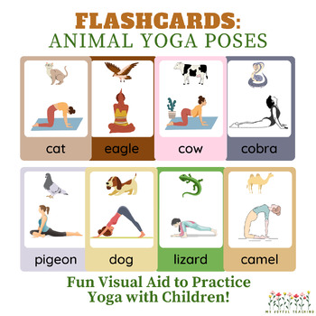 Animal Yoga for Kids - WY Quality Counts | Animal yoga, Preschool yoga, Yoga  cards