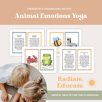 Preview of Animal Yoga Poses for Teaching Mindfulness Skills to Children