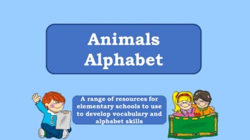 Preview of Animal alphabet