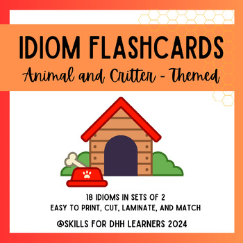 Preview of Animal and Critter Idiom Flashcards