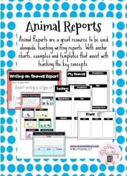 Animal (and Insect) Report Writing by Mrs Priestley Store | TPT