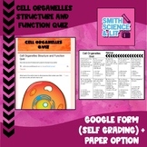 Animal and Plant Cell Organelles Quiz - Google Forms or Printed