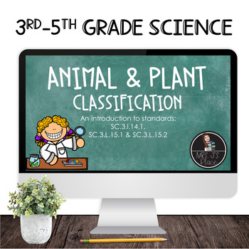 Preview of Animal and Plant Classification PowerPoint for Upper Elementary
