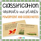Animal and Plant Classification Slides Lesson - Classifica