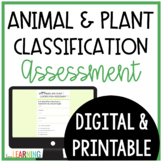Animal and Plant Classification Test with Google Forms™