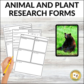 Preview of Animal and Plant Research Forms